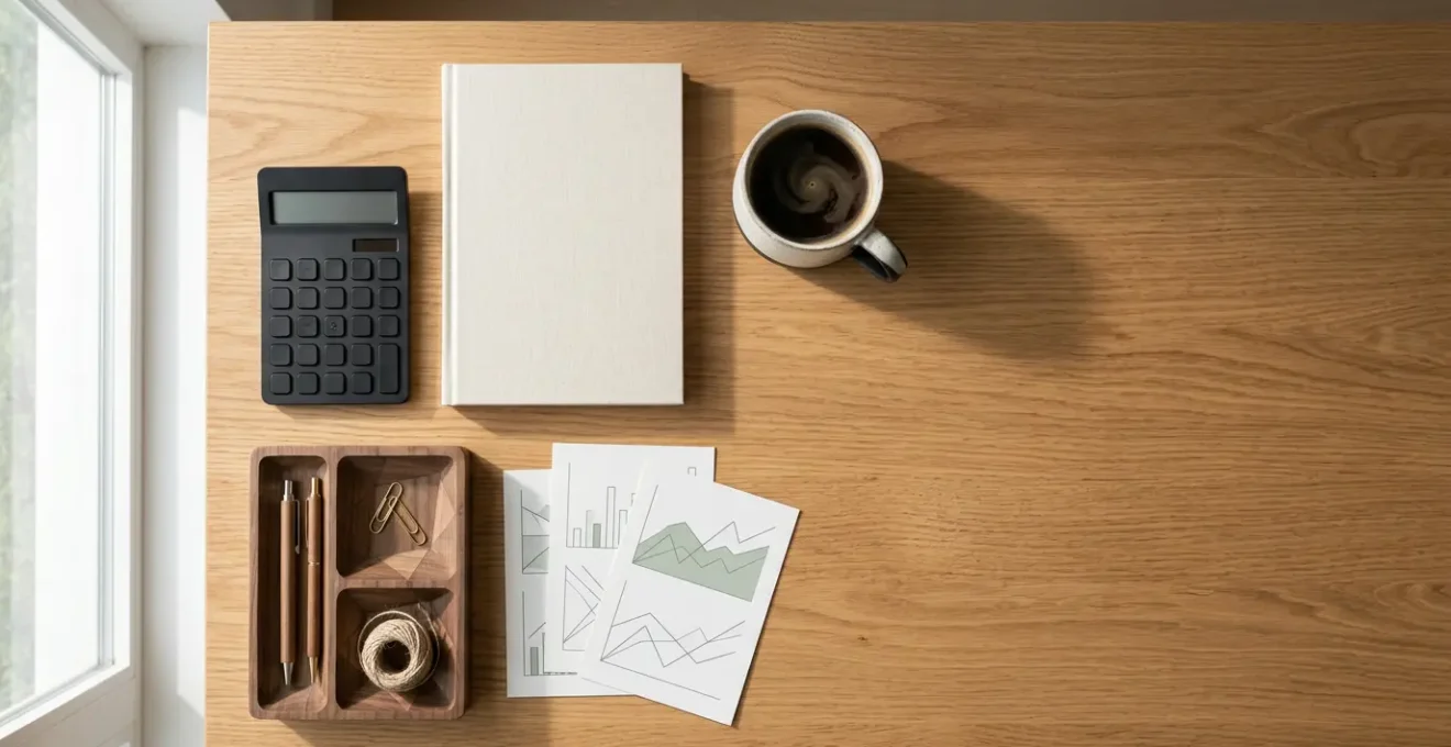 Vision panoramique d'une stratégie financière équilibrée illustrant la structure et l'organisation des services bancaires