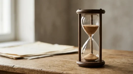 Concept visuel représentant l'attente et la protection en assurance