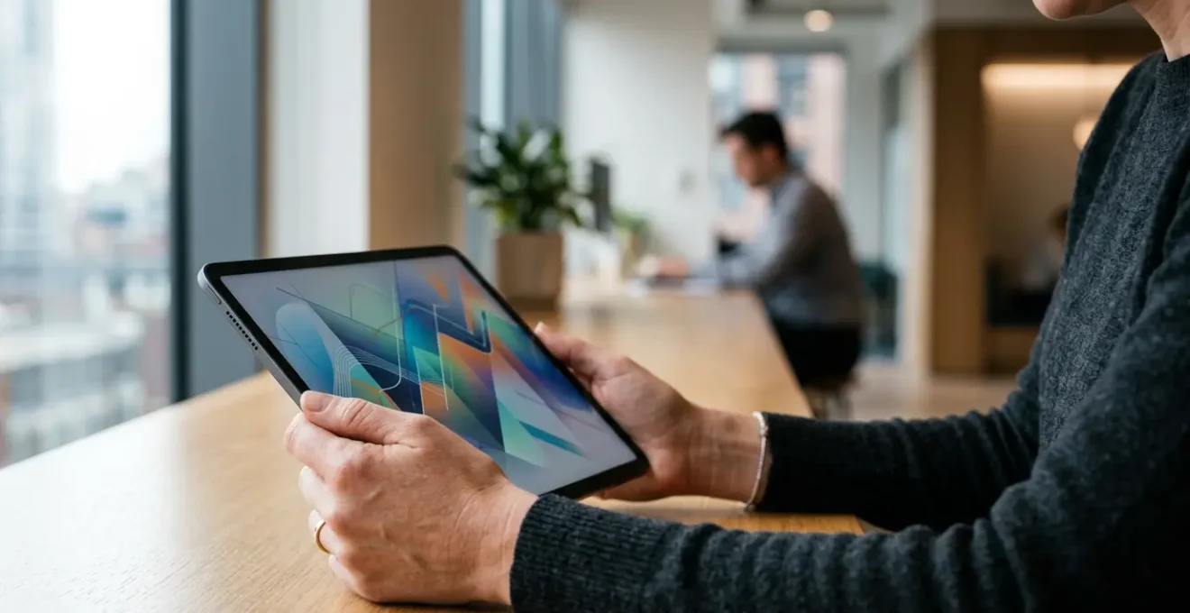 Investisseur analysant des graphiques de performance de fonds d'investissement