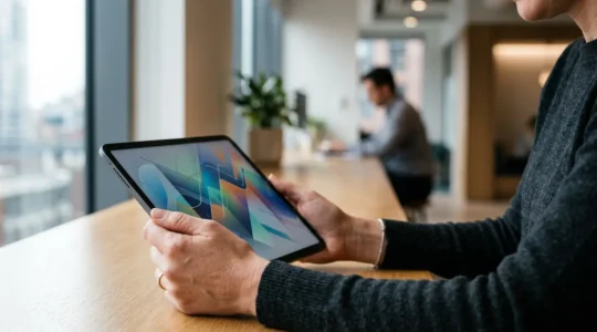 Investisseur analysant des graphiques de performance de fonds d'investissement