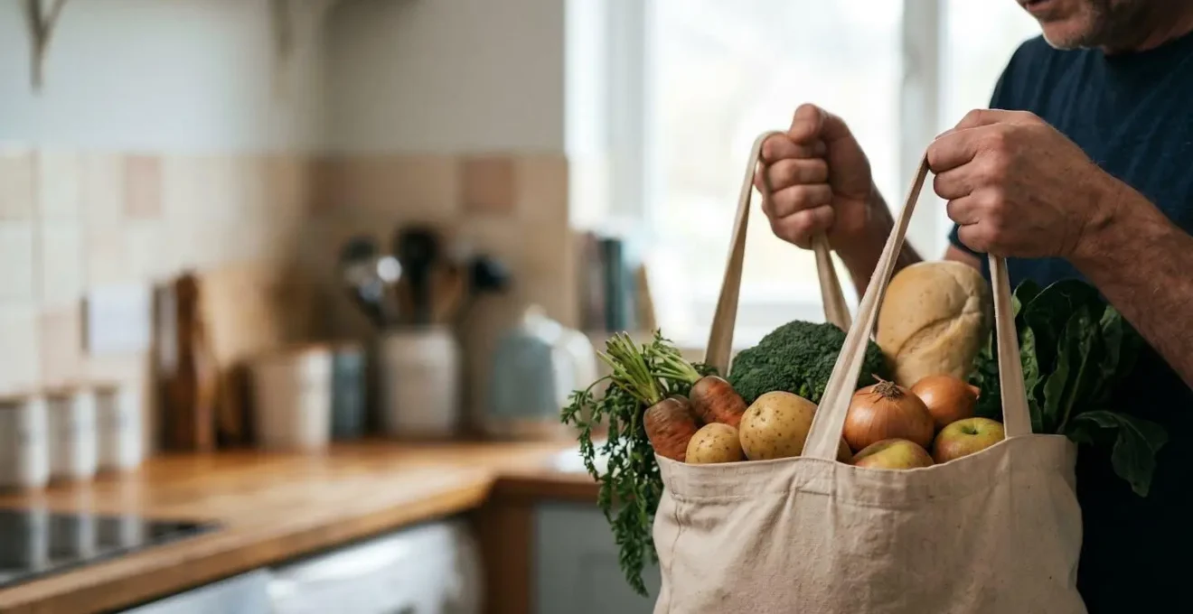 Représentation symbolique des dépenses alimentaires financées à crédit comme signal d'alerte budgétaire
