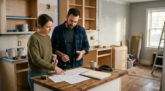 Décision de financement de travaux de rénovation pour une maison familiale